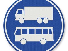 Banda obligatorie pentru autobuze si camioane  din aluminiu